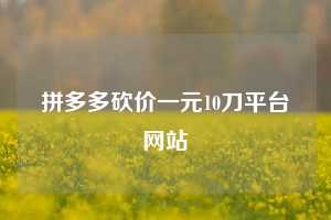 拼多多砍价一元10刀平台网站  拼多多助力 拼多多助力平台网站 拼多多刷助力平台网站 拼多多助力平台网站在线刷 拼多多助力平台 第1张